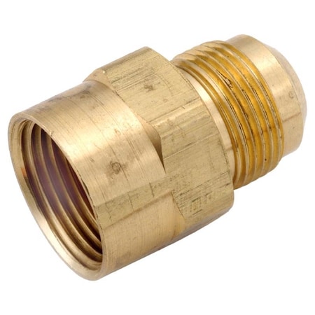 Anderson Metals Anderson Metals 15/16 in. Flare in. X 1/2 in. D FIP Brass Coupling 54746-1508AH
